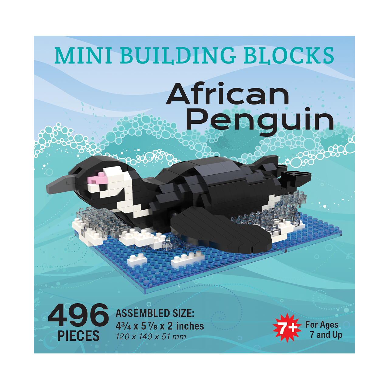 Mini Building Blocks - African Penguin