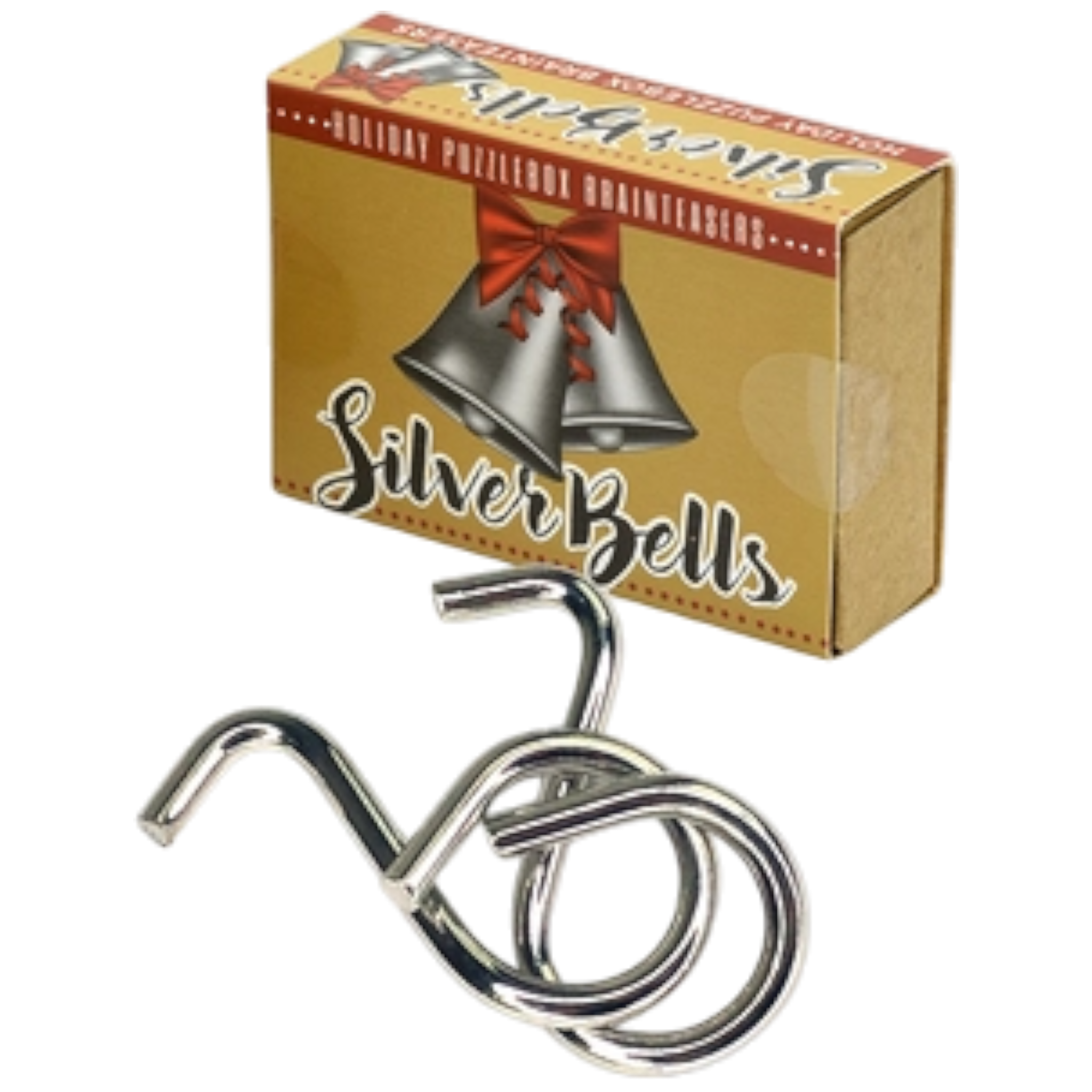 Holiday Puzzlebox Brainteaser - Silver Bells