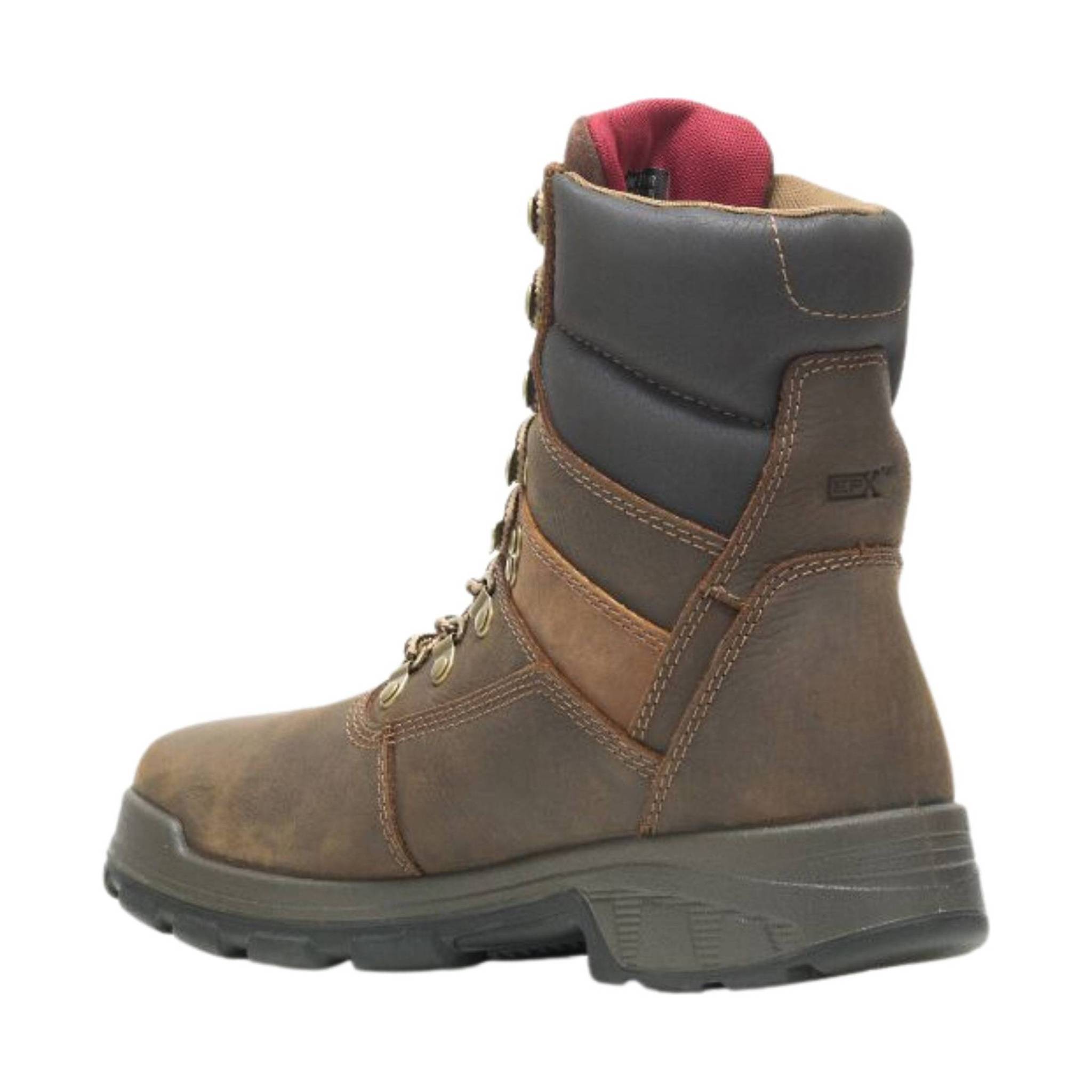 Wolverine Men's Carbor EPX Waterproof Composite Toe 8 Inch Work Boot - Dark Brown by Lenny's Shoe & Apparel