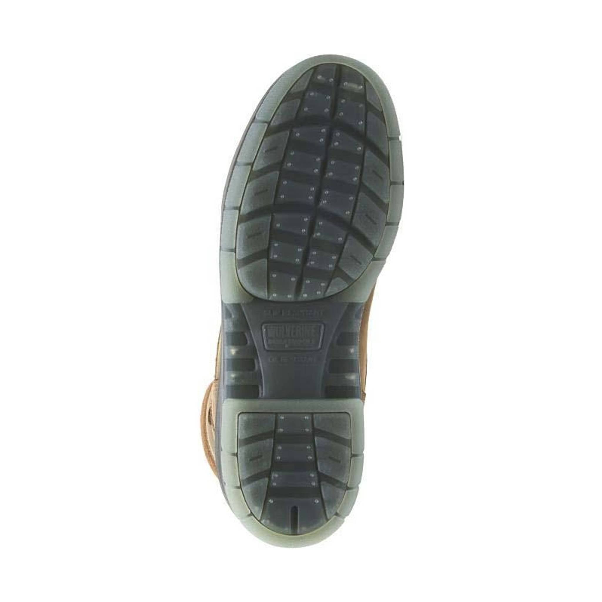 Wolverine Men's Durashocks Waterproof Insulated 8 Inch Work Boot Soft Toe - Stone by Lenny's Shoe & Apparel