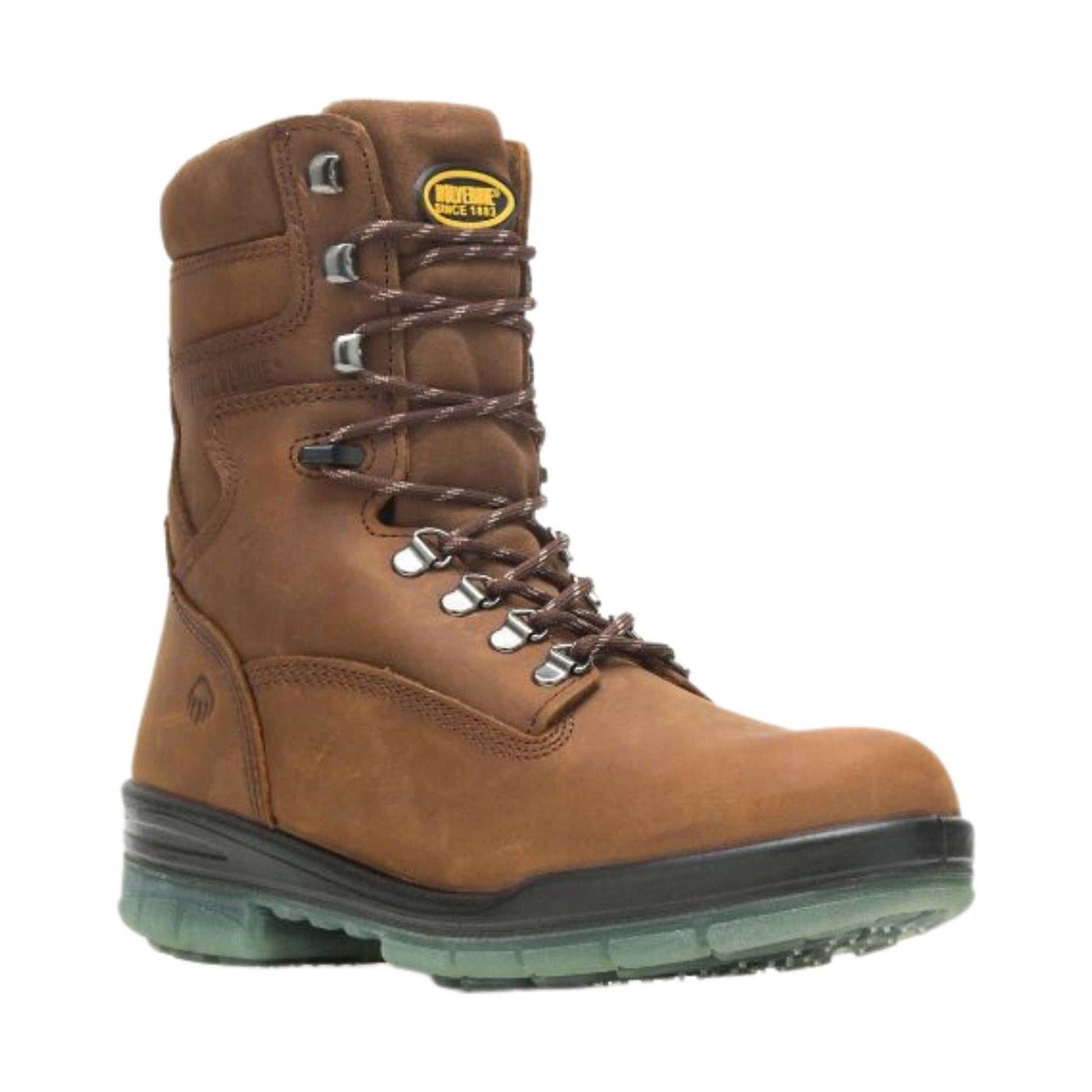 Wolverine Men's Durashocks Waterproof Insulated Steel Toe EH 8 Inch Work Boot - Stone by Lenny's Shoe & Apparel