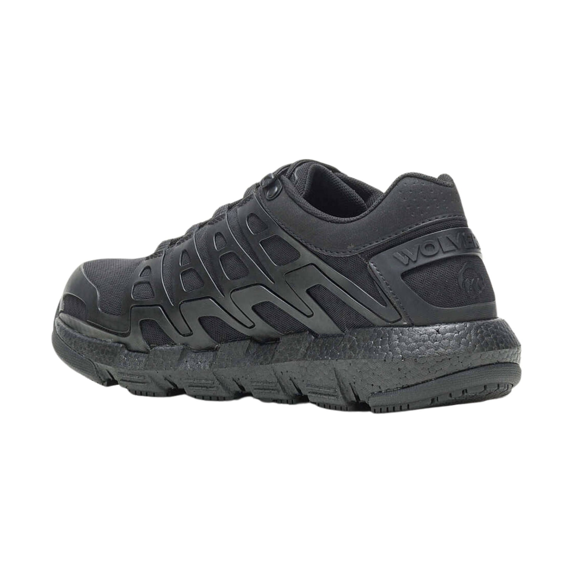 Wolverine Men's Rev Vent Ultraspring Durashocks Carbonmax Shoes - Black by Lenny's Shoe & Apparel