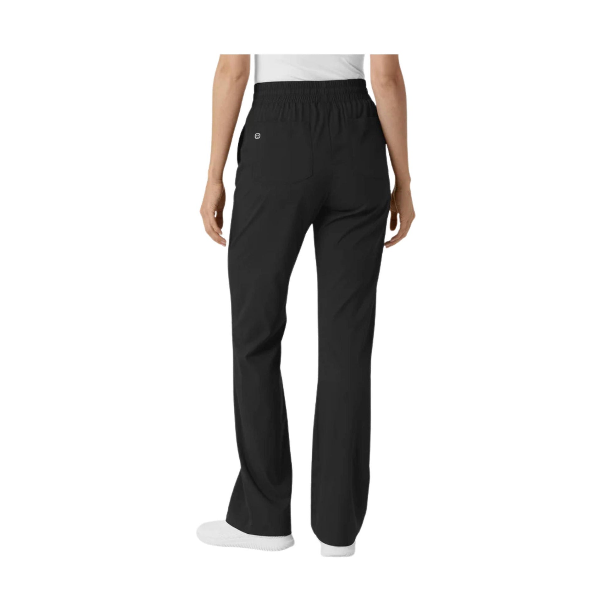 Wink Women's Bootcut Scrub Pant - Black by Lenny's Shoe & Apparel