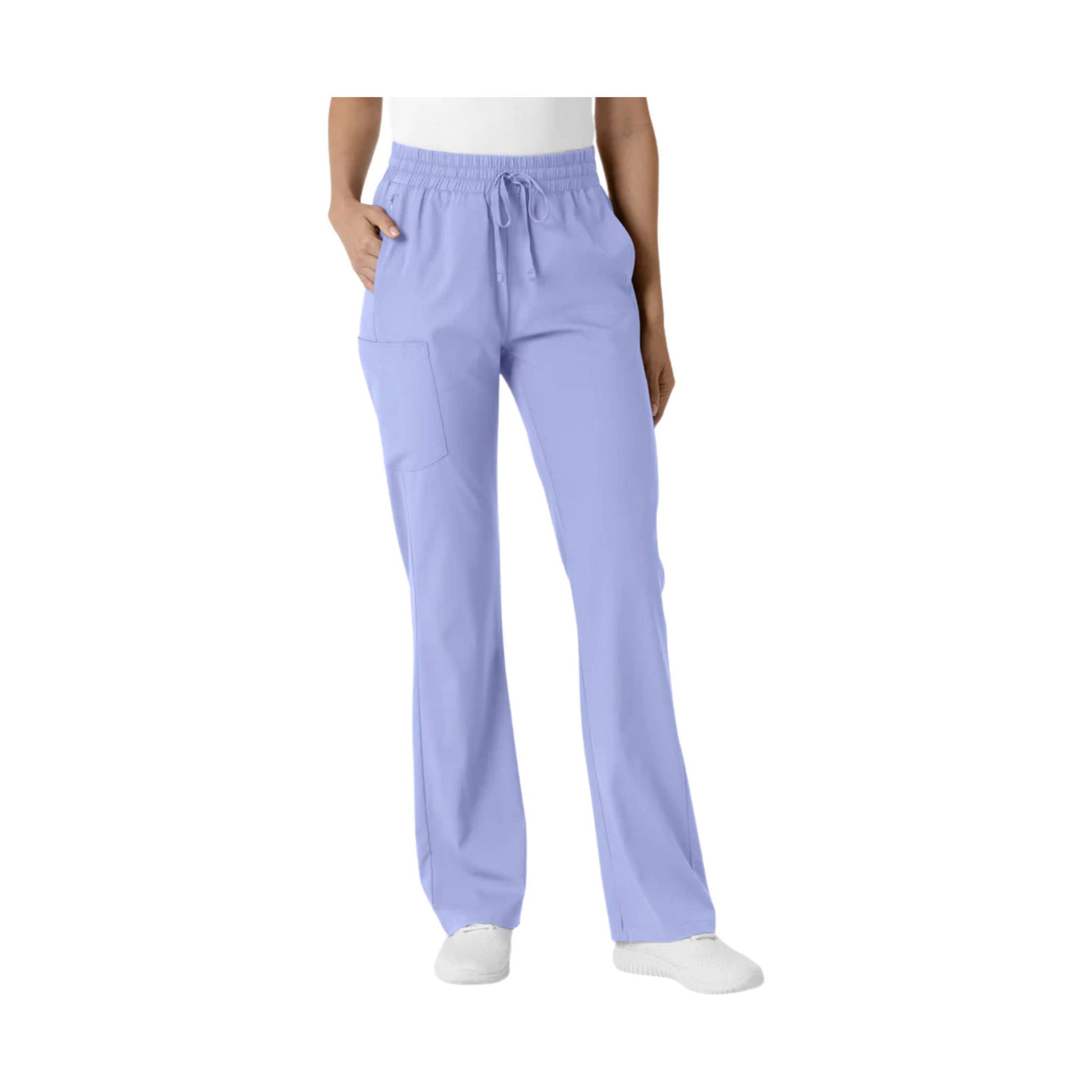 Wink Women's Bootcut Scrub Pant - Ceil Blue by Lenny's Shoe & Apparel