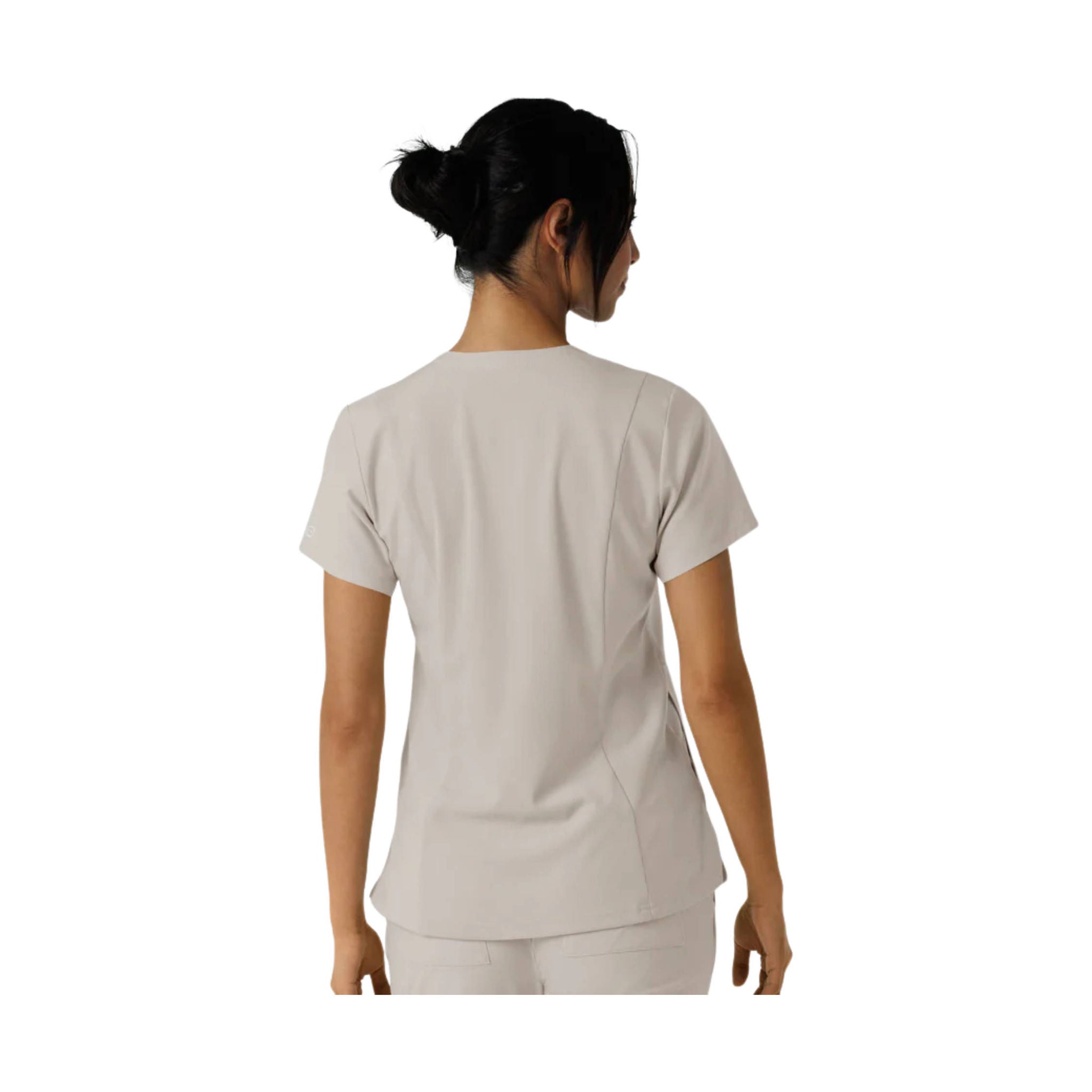 Wink Women's Flex n Reach V Neck Scrub Top - Cloud by Lenny's Shoe & Apparel