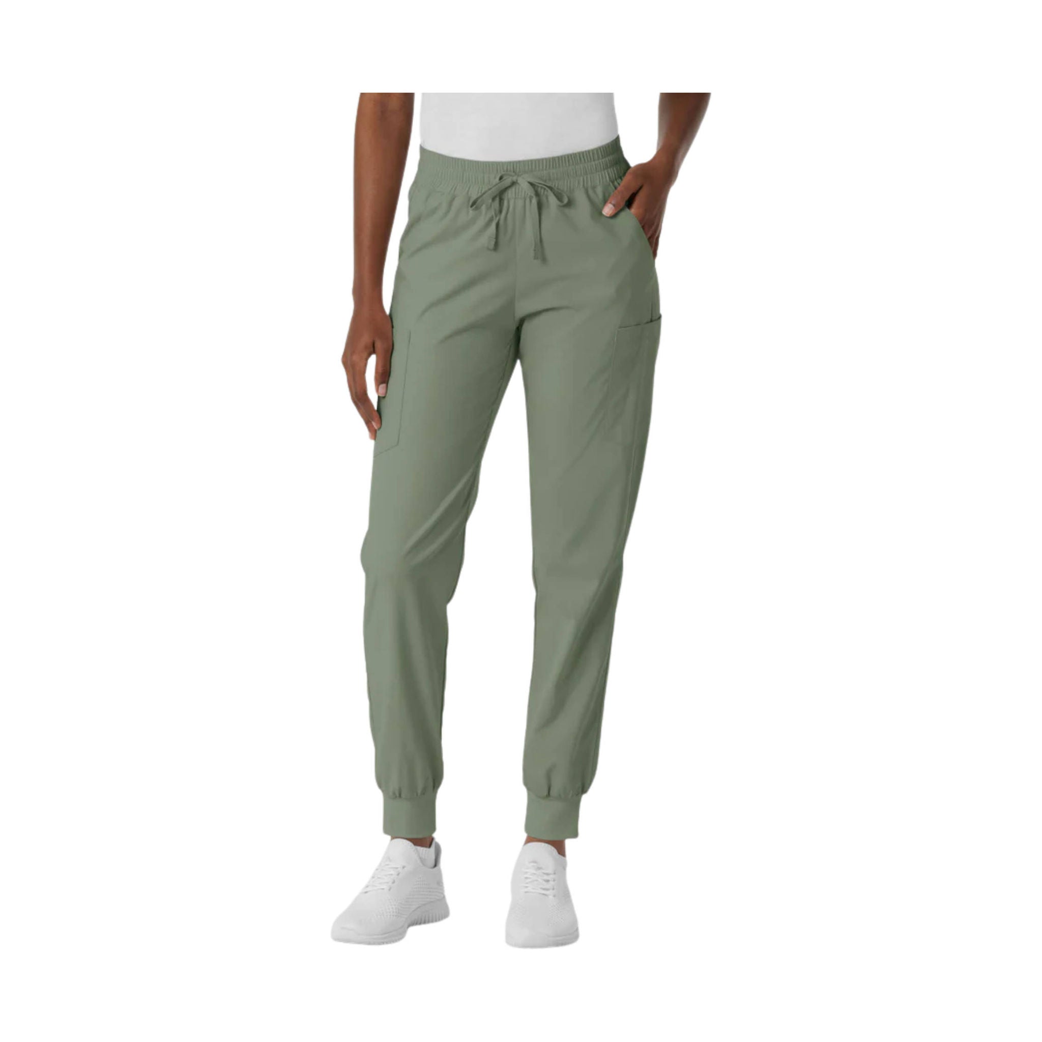 Wink Women's Boundless Jogger Scrub Pant - Sage Heather by Lenny's Shoe & Apparel