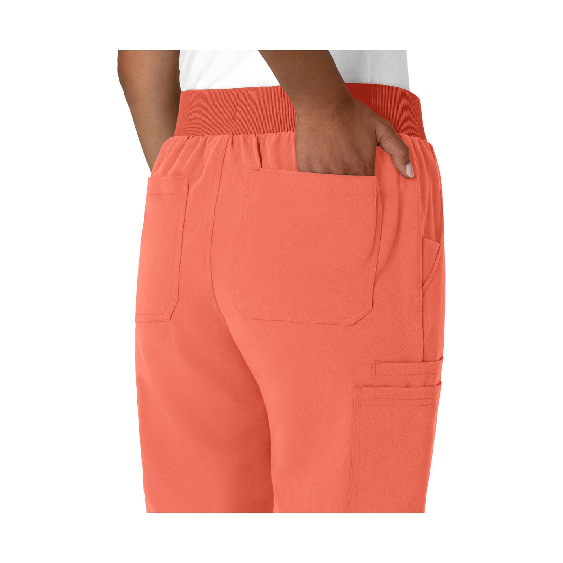 Wink Women's Jogger Utility Scrub Pant - Sugar Coral by Lenny's Shoe & Apparel