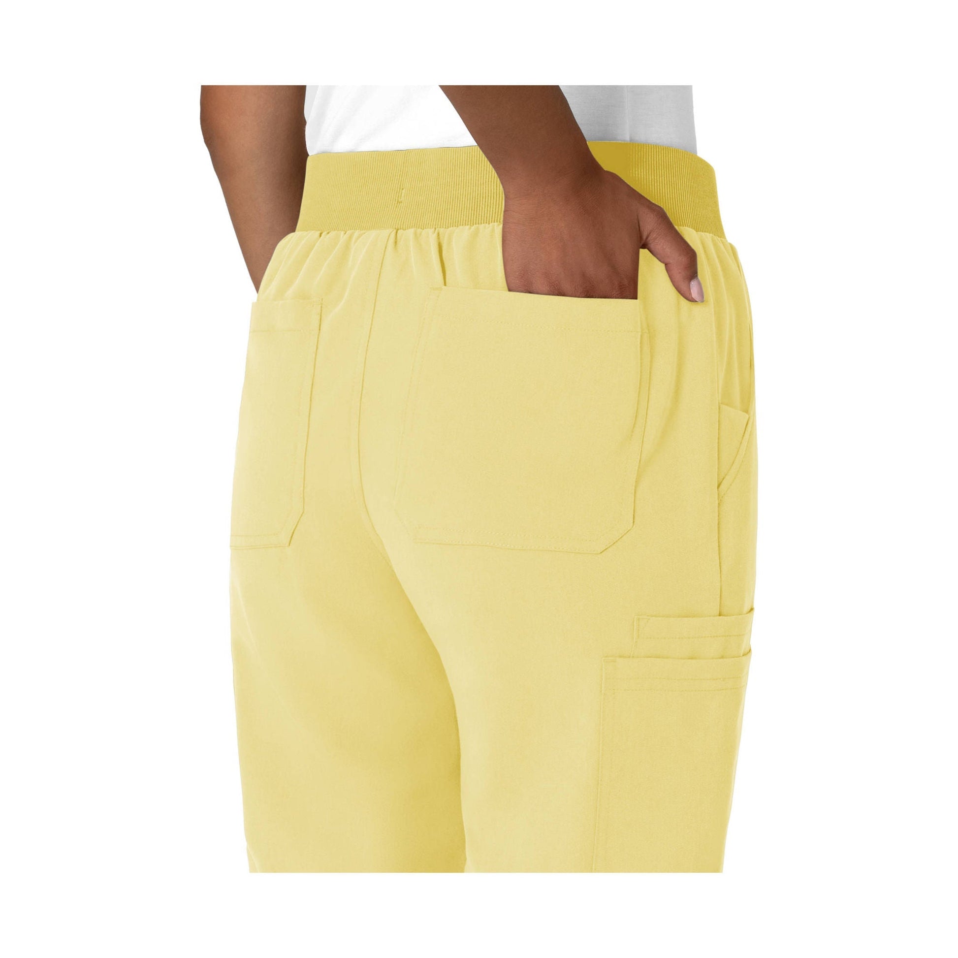 Wink Women's Jogger Utility Scrub Pant - Sunshine Yellow by Lenny's Shoe & Apparel