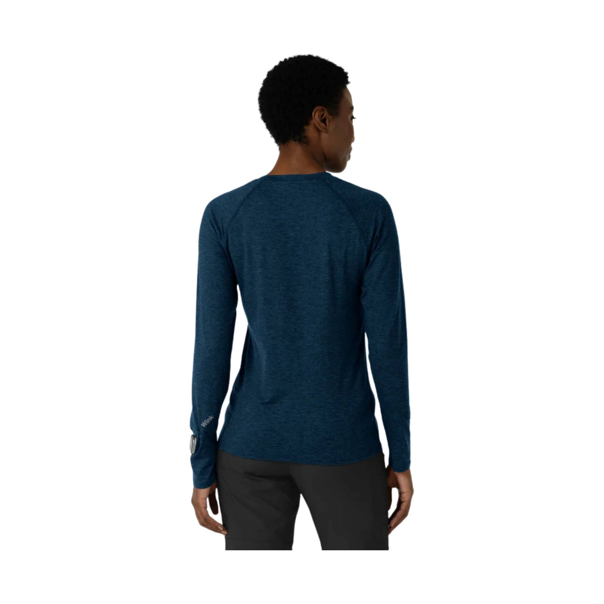 Wink Women's Watch Window Long Sleeve Underscrub Top - Royal Heather by Lenny's Shoe & Apparel