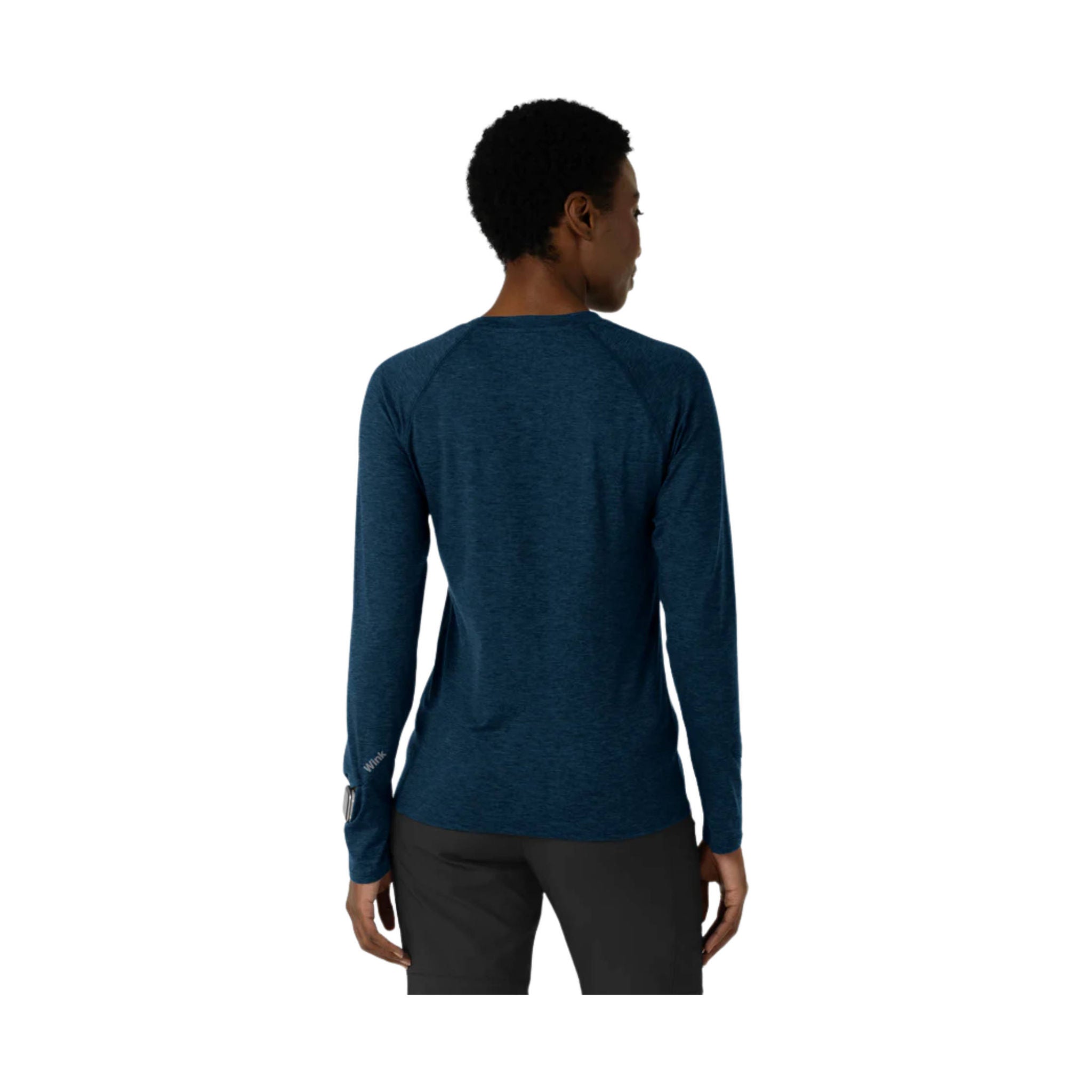 Wink Women's Watch Window Long Sleeve Underscrub Top - Royal Heather by Lenny's Shoe & Apparel