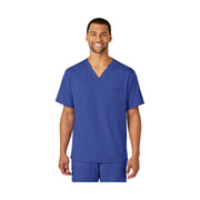 Wink Men's Pro V Neck Scrub Top - Galaxy Blue by Lenny's Shoe & Apparel