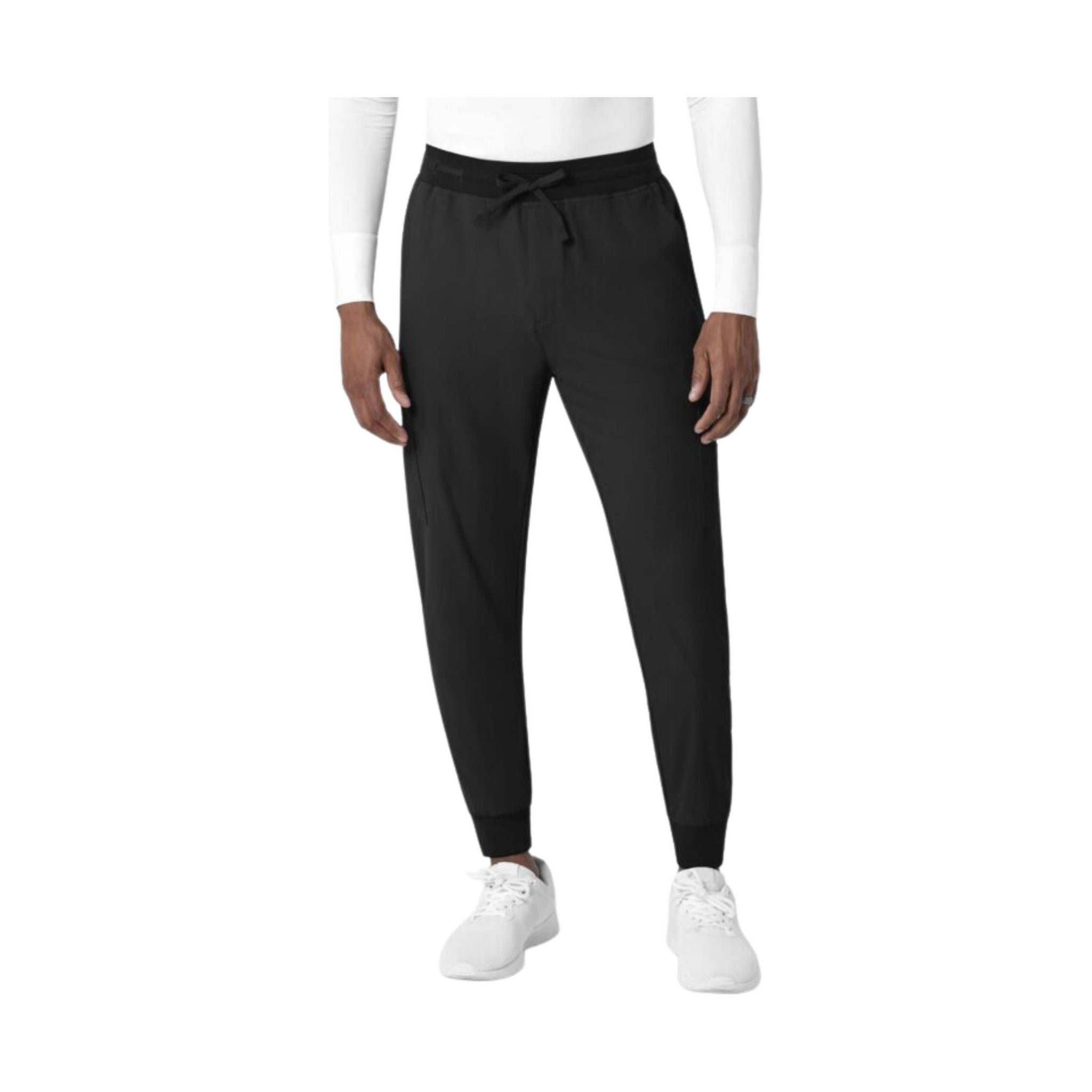 Wink Men's Utility Jogger Scrub Pant - Black by Lenny's Shoe & Apparel