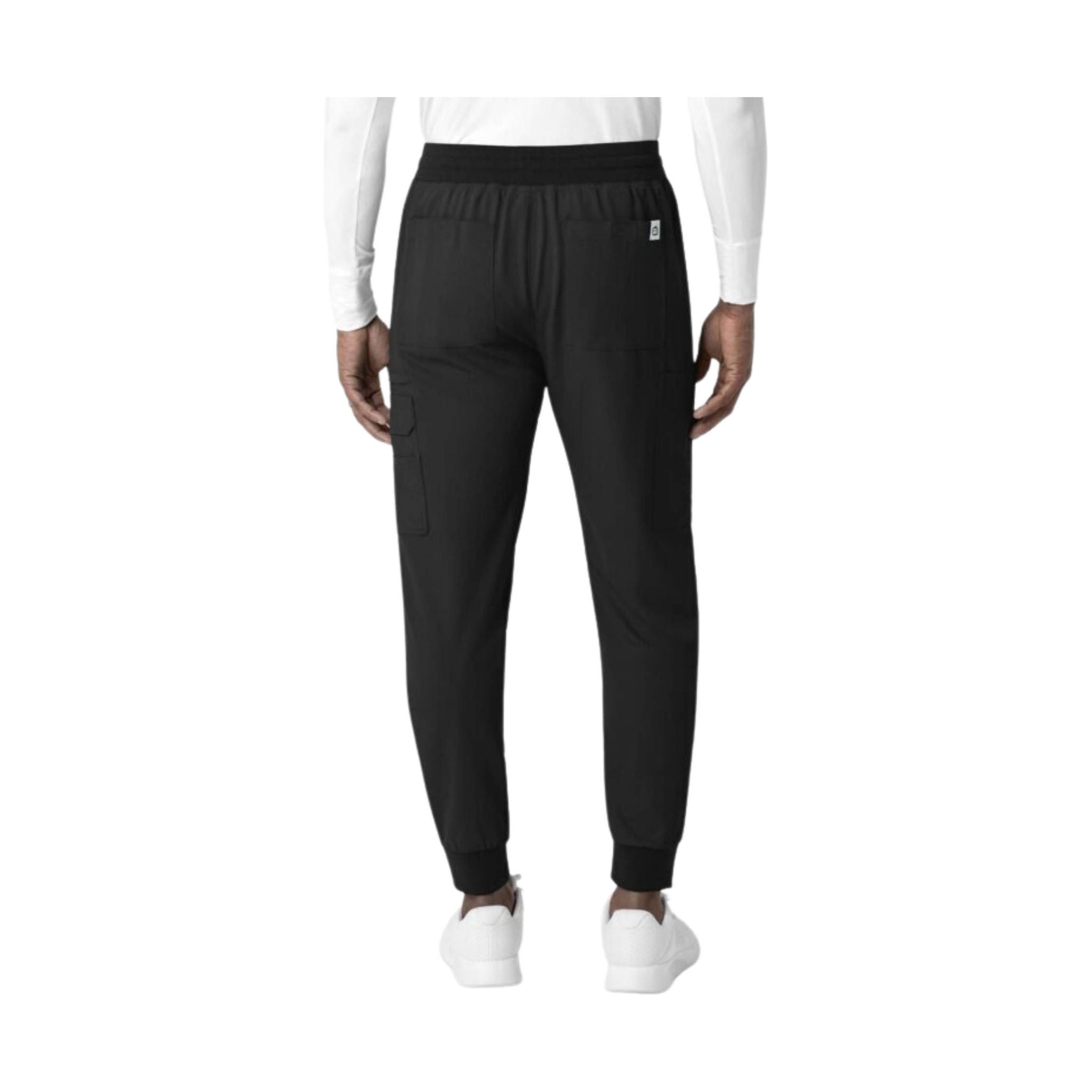 Wink Men's Utility Jogger Scrub Pant - Black by Lenny's Shoe & Apparel