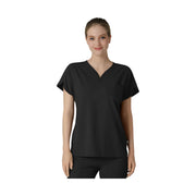 Wink Renew Women's Dolman Scrub Top - Black by Lenny's Shoe & Apparel