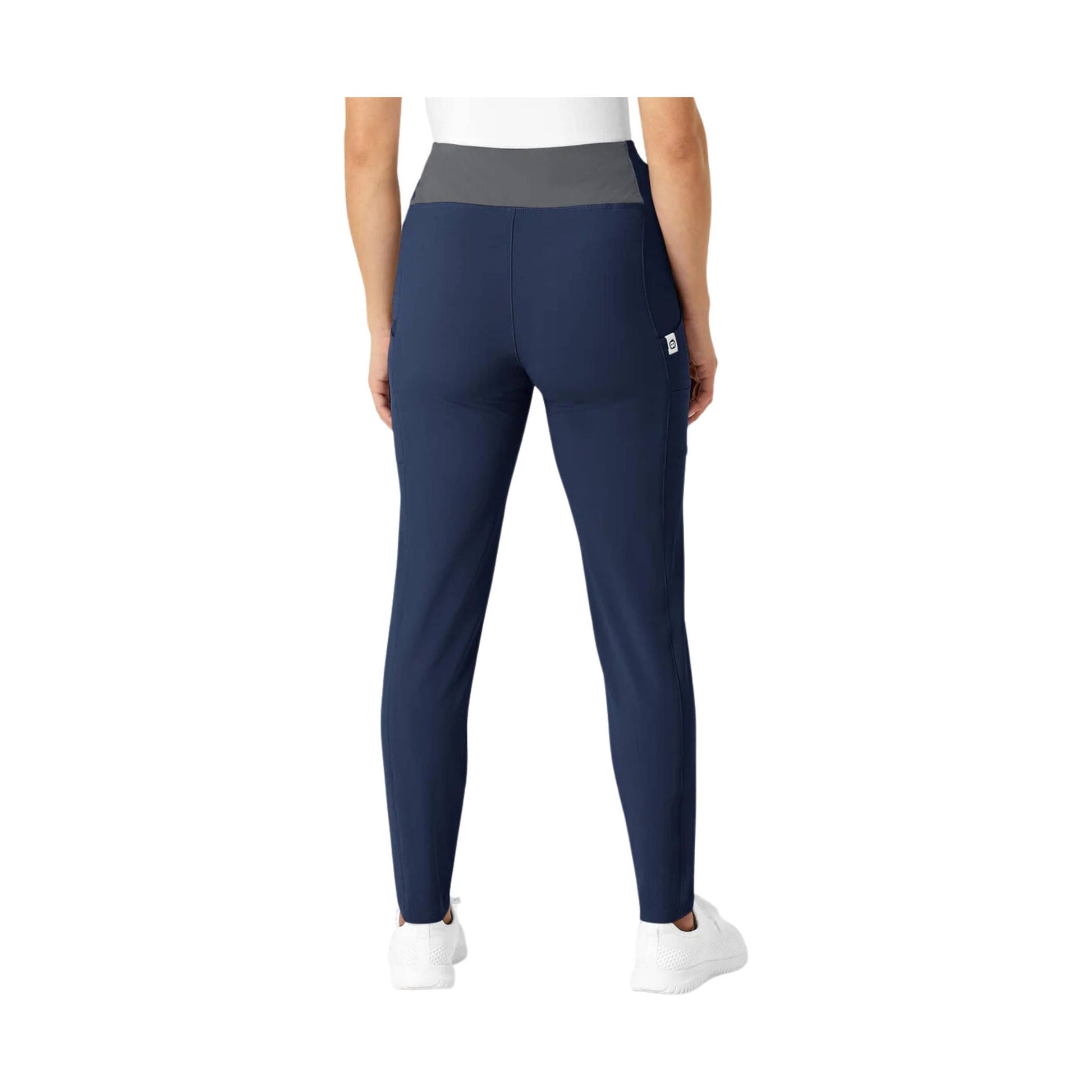 Wink Renew Women's High Waist Pant Power Scrub Pant - Navy by Lenny's Shoe & Apparel