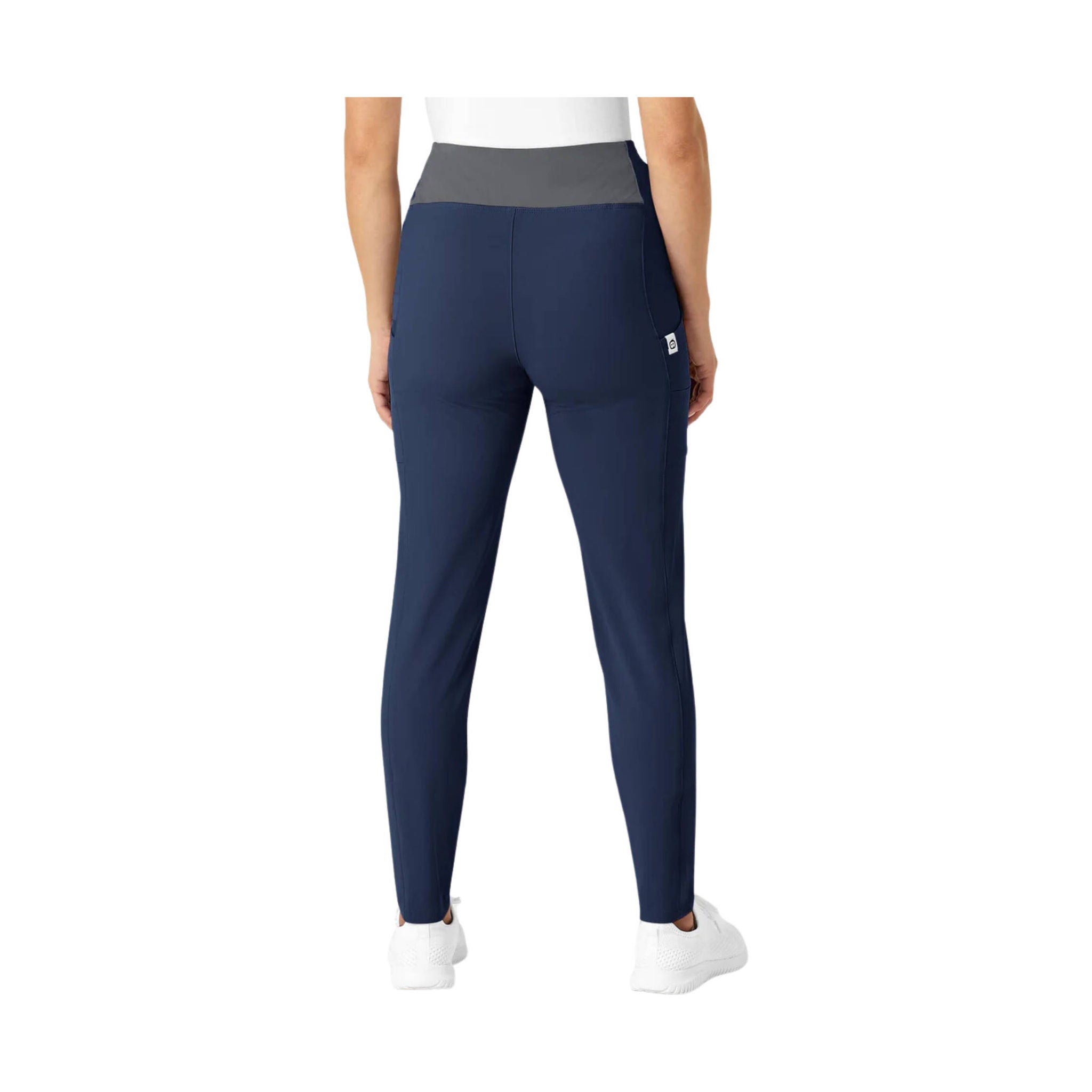 Wink Renew Women's High Waist Pant Power Scrub Pant - Navy by Lenny's Shoe & Apparel