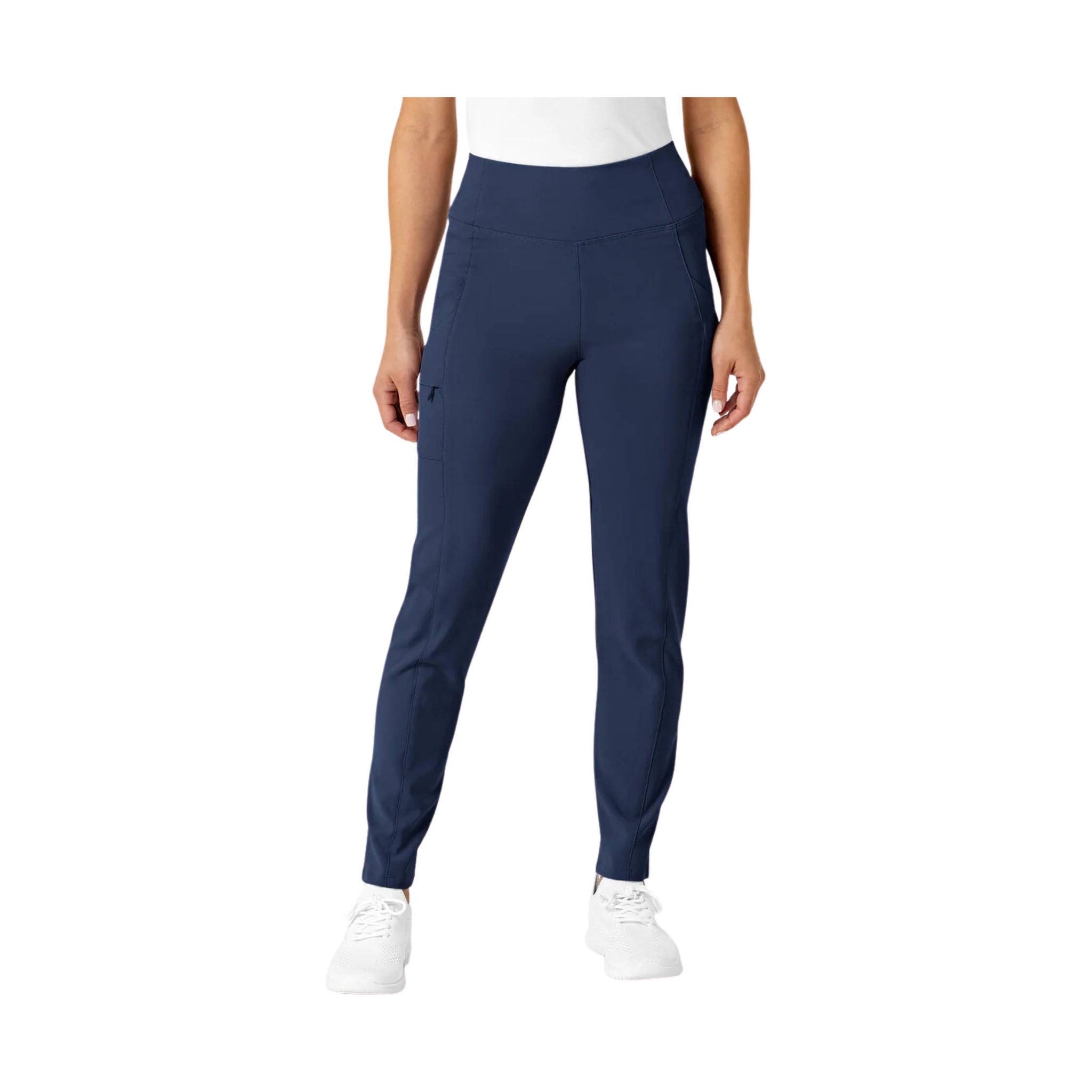 Wink Renew Women's High Waist Pant Power Scrub Pant - Navy by Lenny's Shoe & Apparel