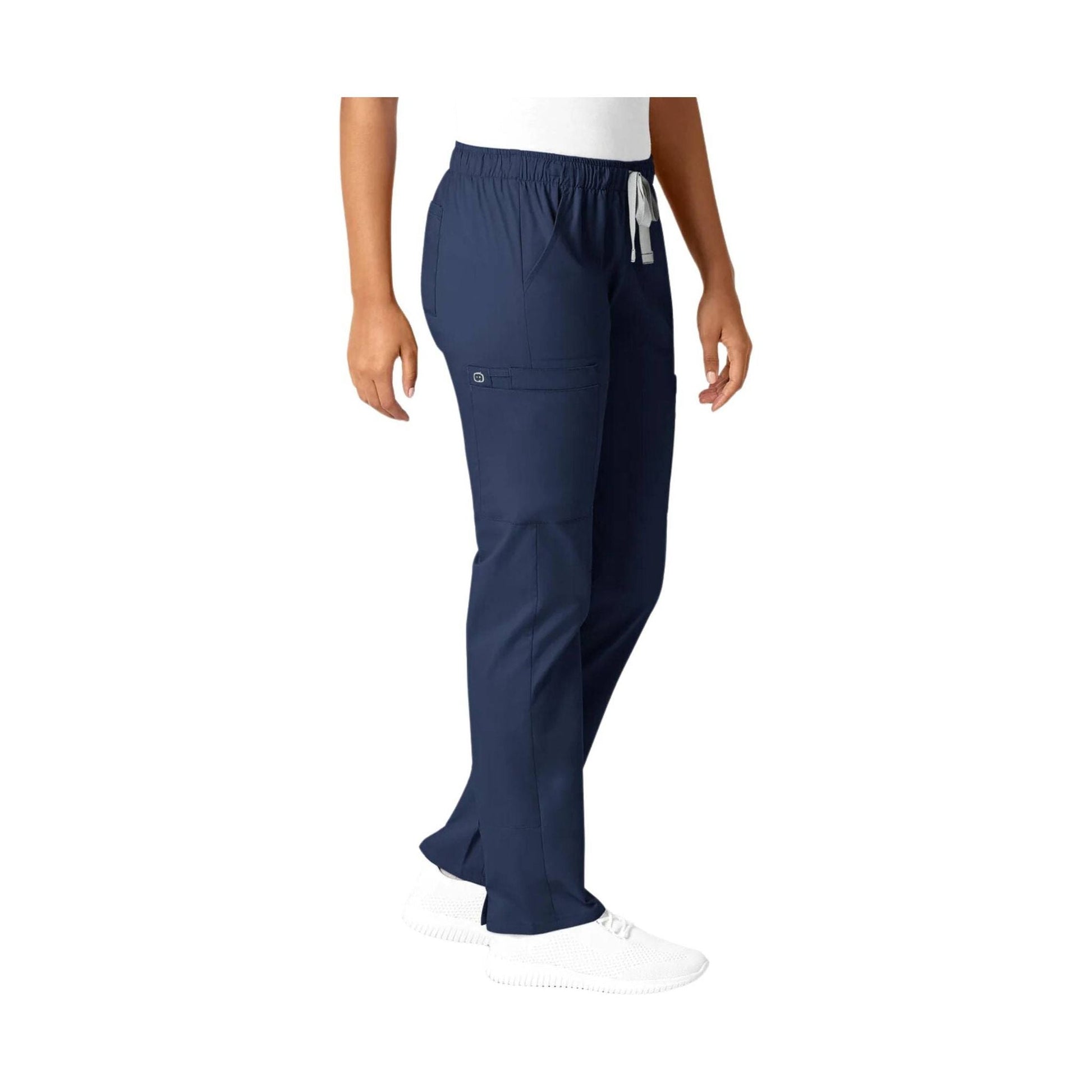 Wink Women's Convertible Slim Leg Scrub Pant - Navy by Lenny's Shoe & Apparel