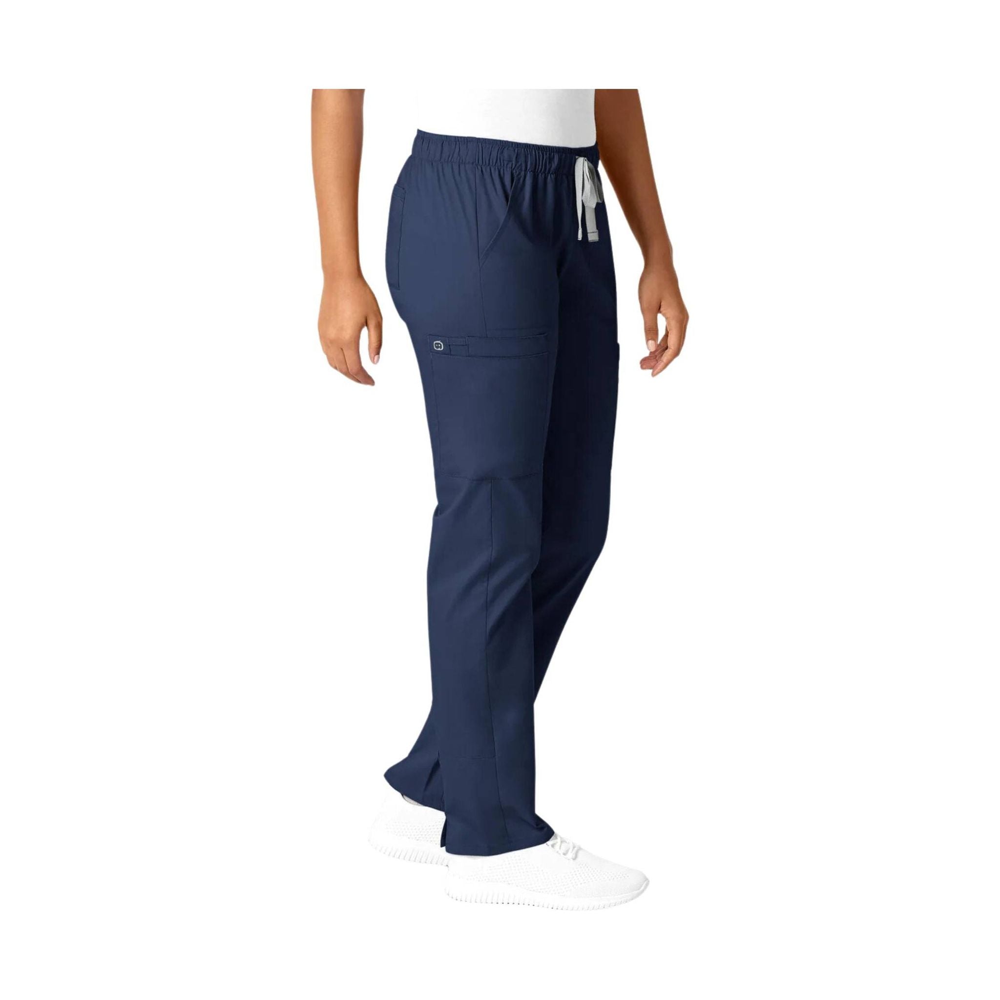 Wink Women's Convertible Slim Leg Scrub Pant - Navy by Lenny's Shoe & Apparel