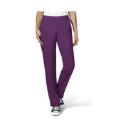 Wink Women's Flat Front Cargo Scrub Pant - Eggplant by Lenny's Shoe & Apparel