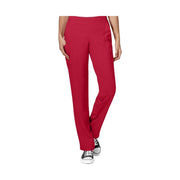 Wink Women's Flat Front Double Cargo Pant - Red by Lenny's Shoe & Apparel