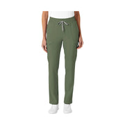Wink Women's High Waist Slim Leg Scrub Pant - Olive by Lenny's Shoe & Apparel