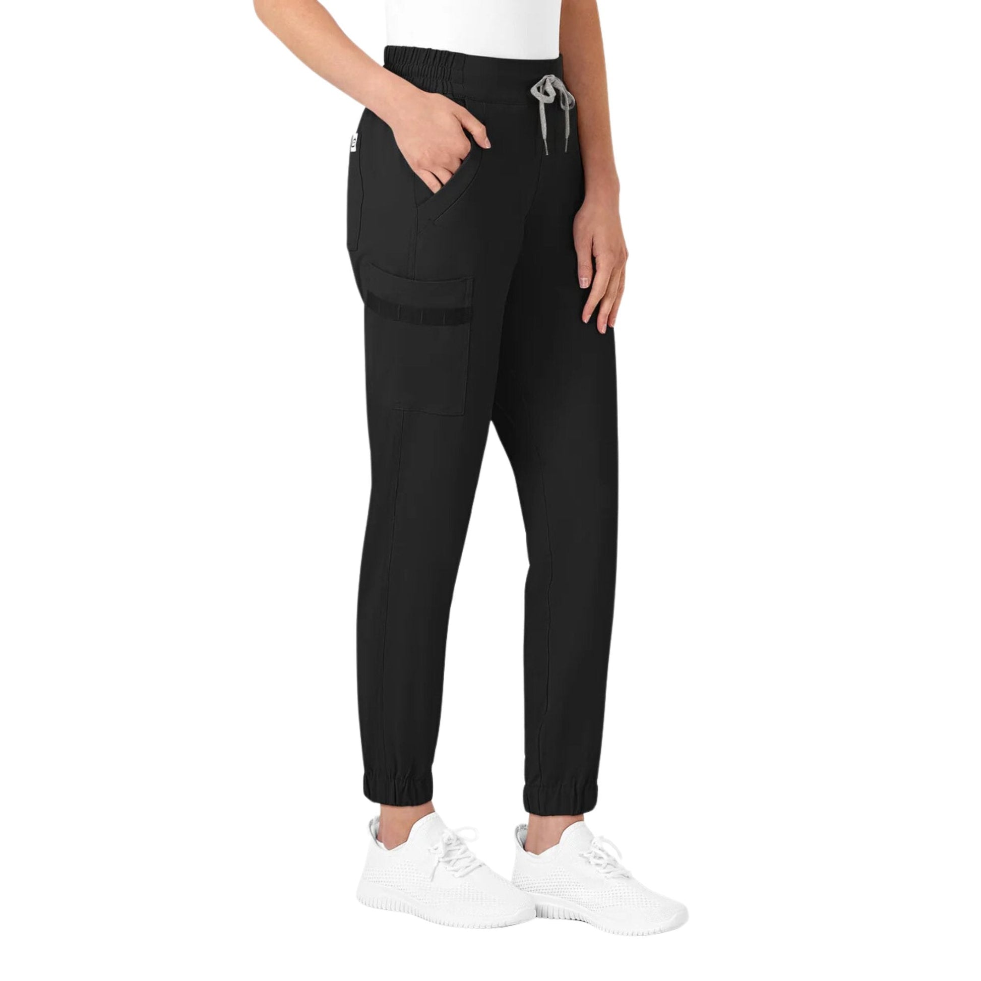 Wink Women's Jogger Scrub Pant - Black by Lenny's Shoe & Apparel