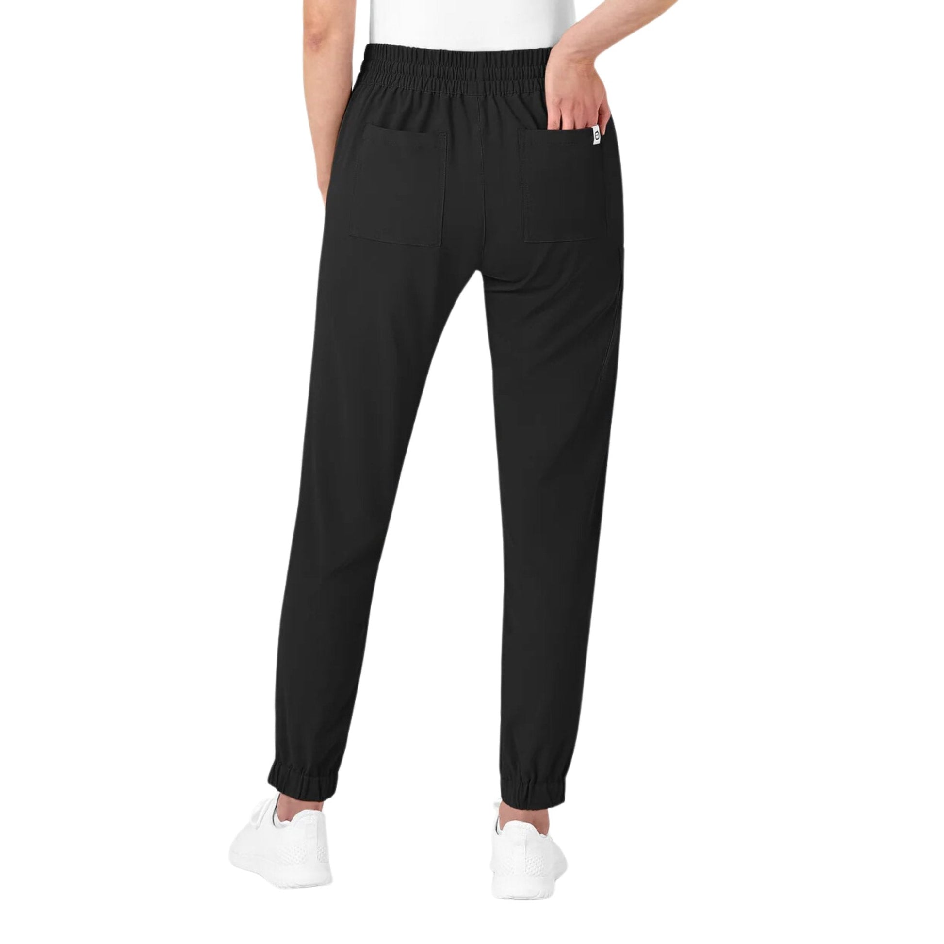 Wink Women's Jogger Scrub Pant - Black by Lenny's Shoe & Apparel