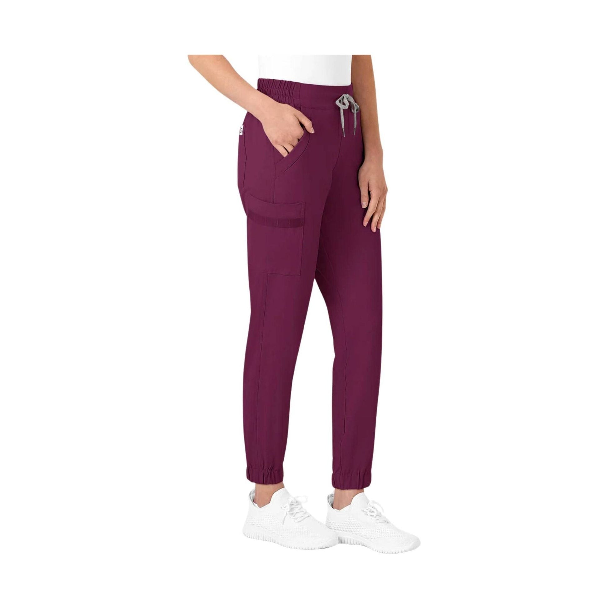 Wink Women's Jogger Scrub Pant - Wine by Lenny's Shoe & Apparel