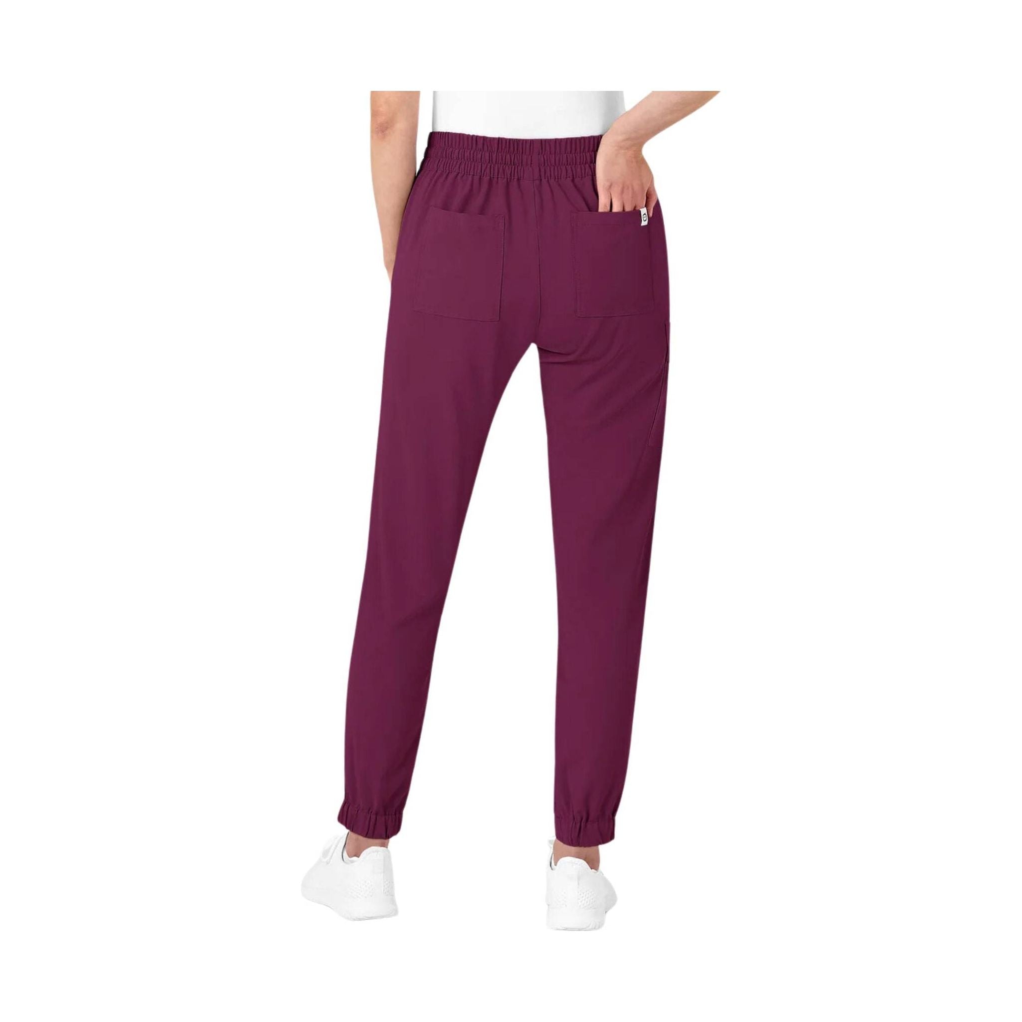 Wink Women's Jogger Scrub Pant - Wine by Lenny's Shoe & Apparel
