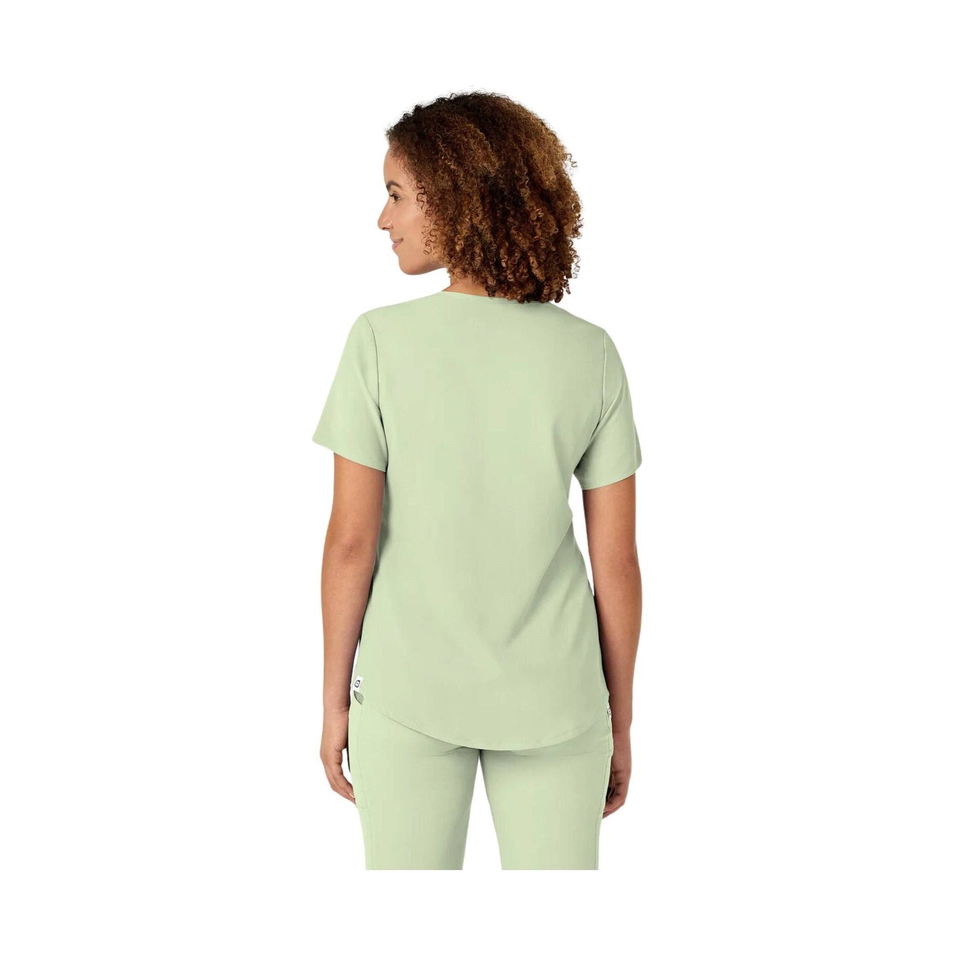 Wink Women's Renew V Neck Scrub Top - Fresh Mint by Lenny's Shoe & Apparel