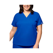 Wink Women's Thrive V-Neck Tuck-In Scrub Top - Royal by Lenny's Shoe & Apparel