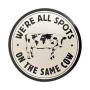 World Cow VT Sticker - Black/White by Lenny's Shoe & Apparel