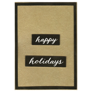 Evergreen Happy Holidays Card