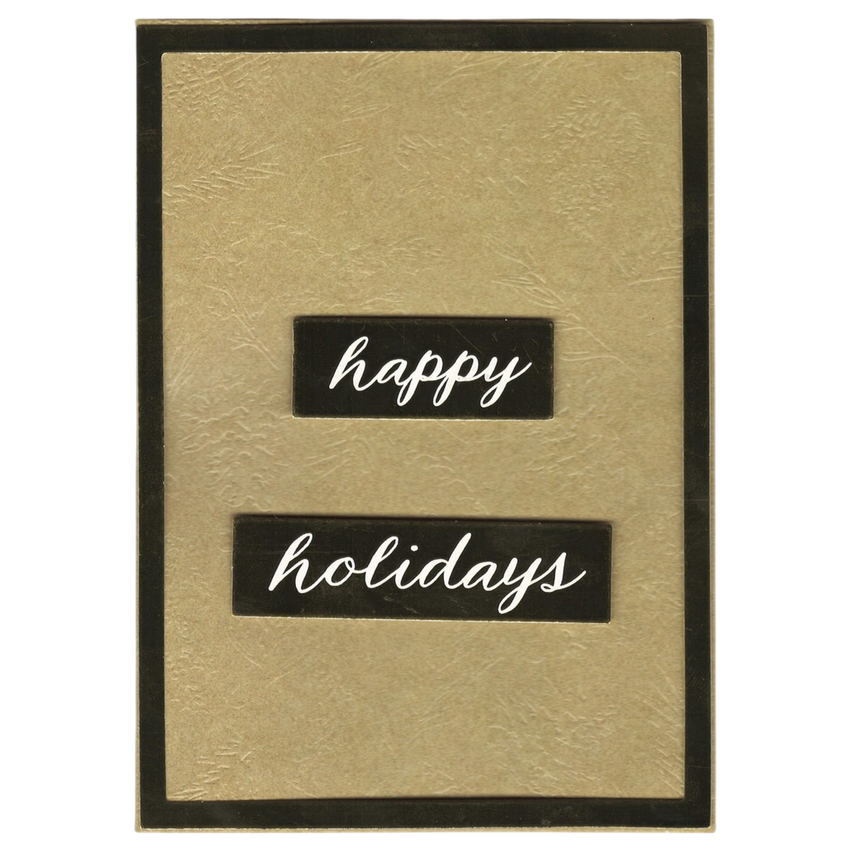 Evergreen Happy Holidays Card