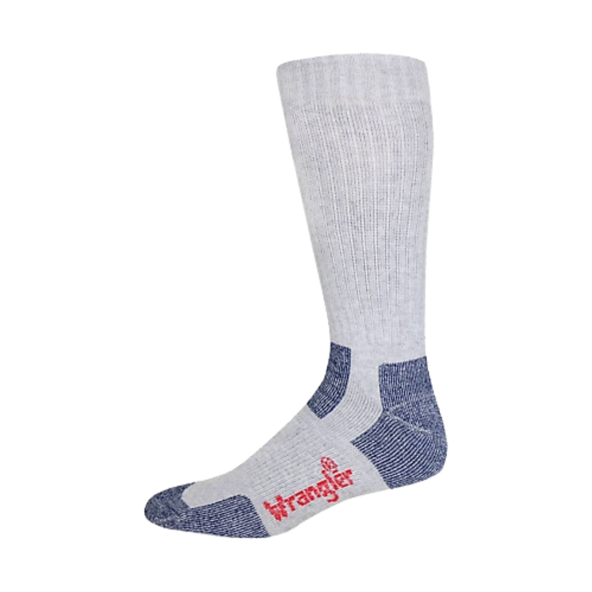 Wrangler Men's 2 Pack Steel Toe Socks - Grey by Lenny's Shoe & Apparel