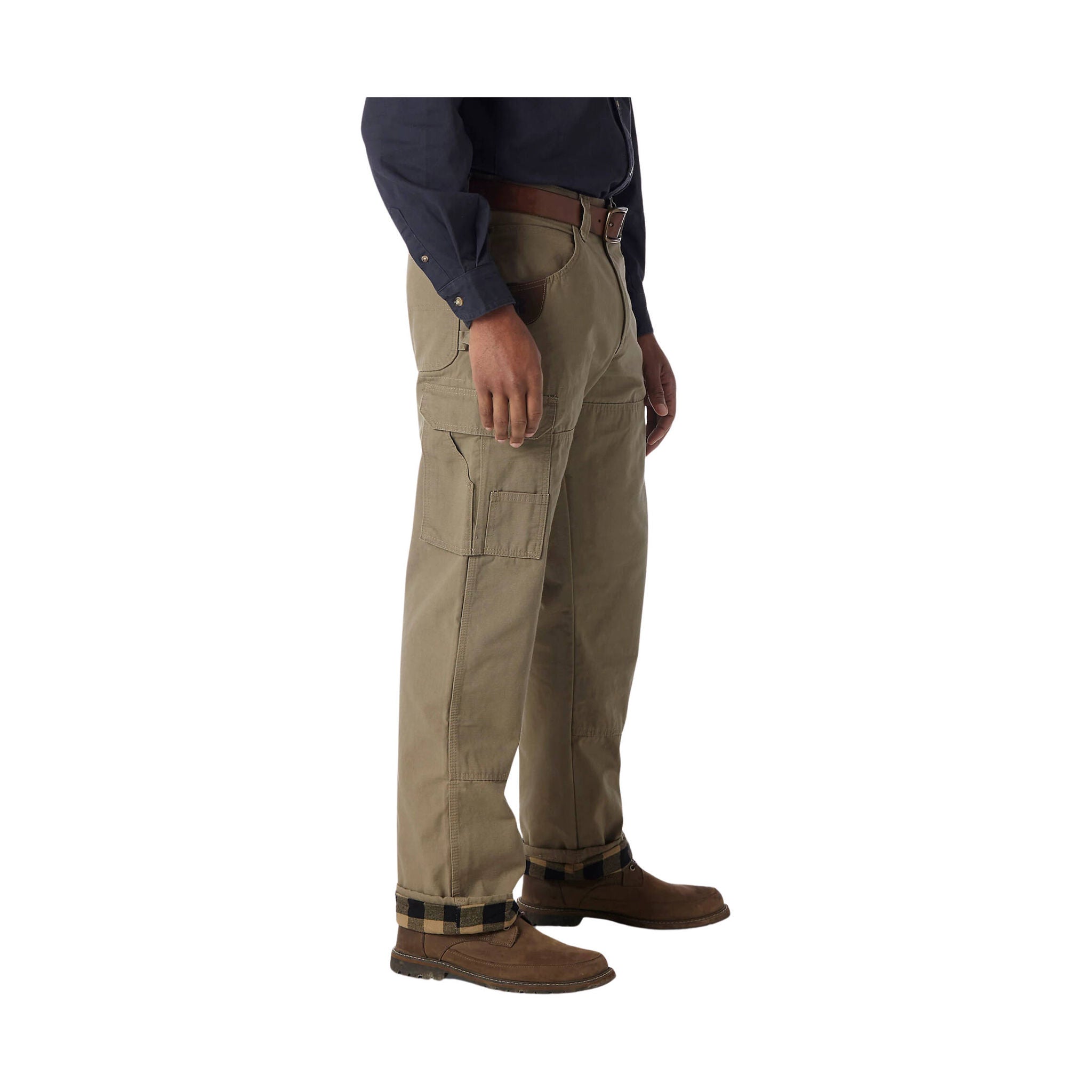 Wrangler Men's Riggs Workwear Lined Ripstop Ranger Pant - Bark by Lenny's Shoe & Apparel
