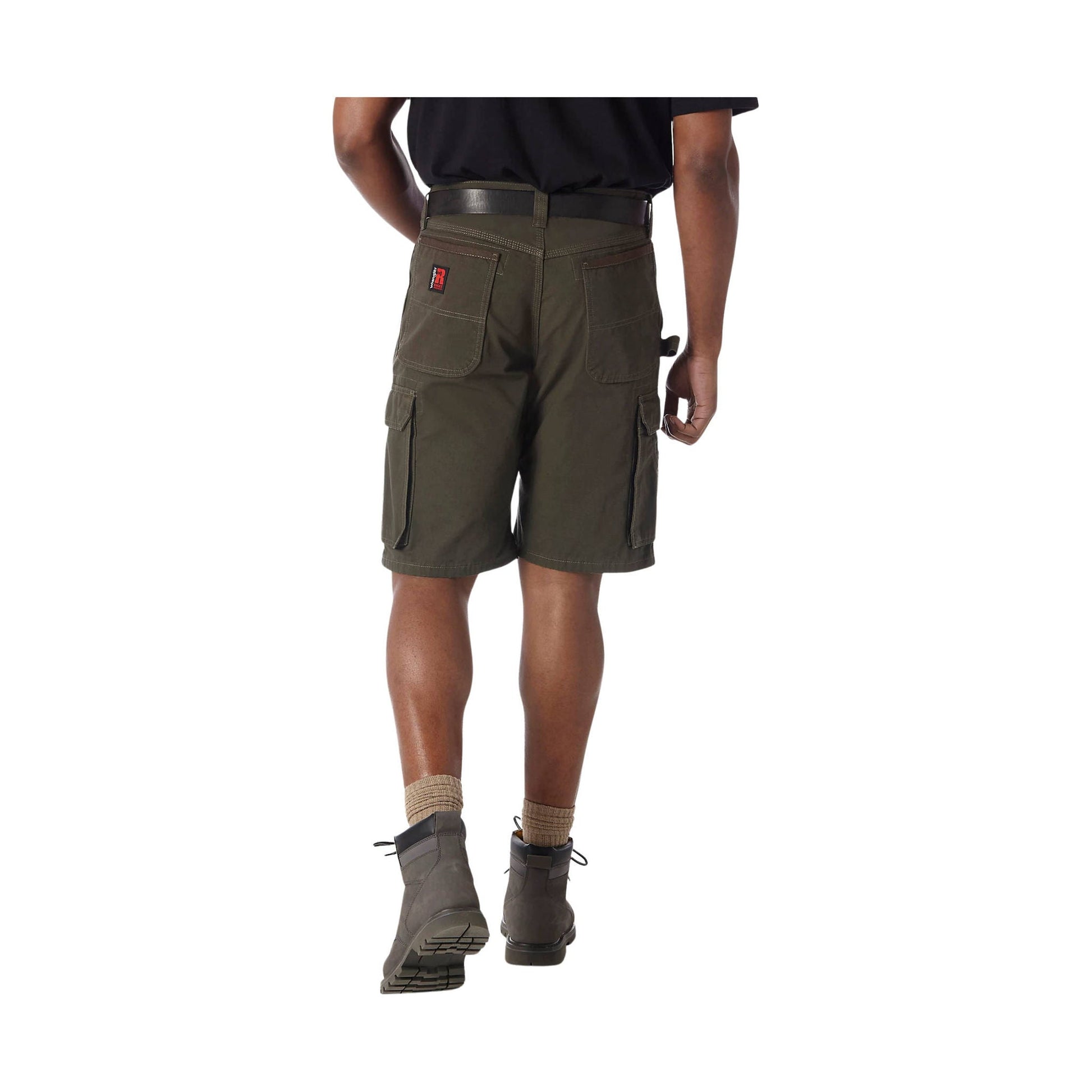 Wrangler Men's Riggs Workwear Ripstop Ranger Cargo Short - Loden by Lenny's Shoe & Apparel
