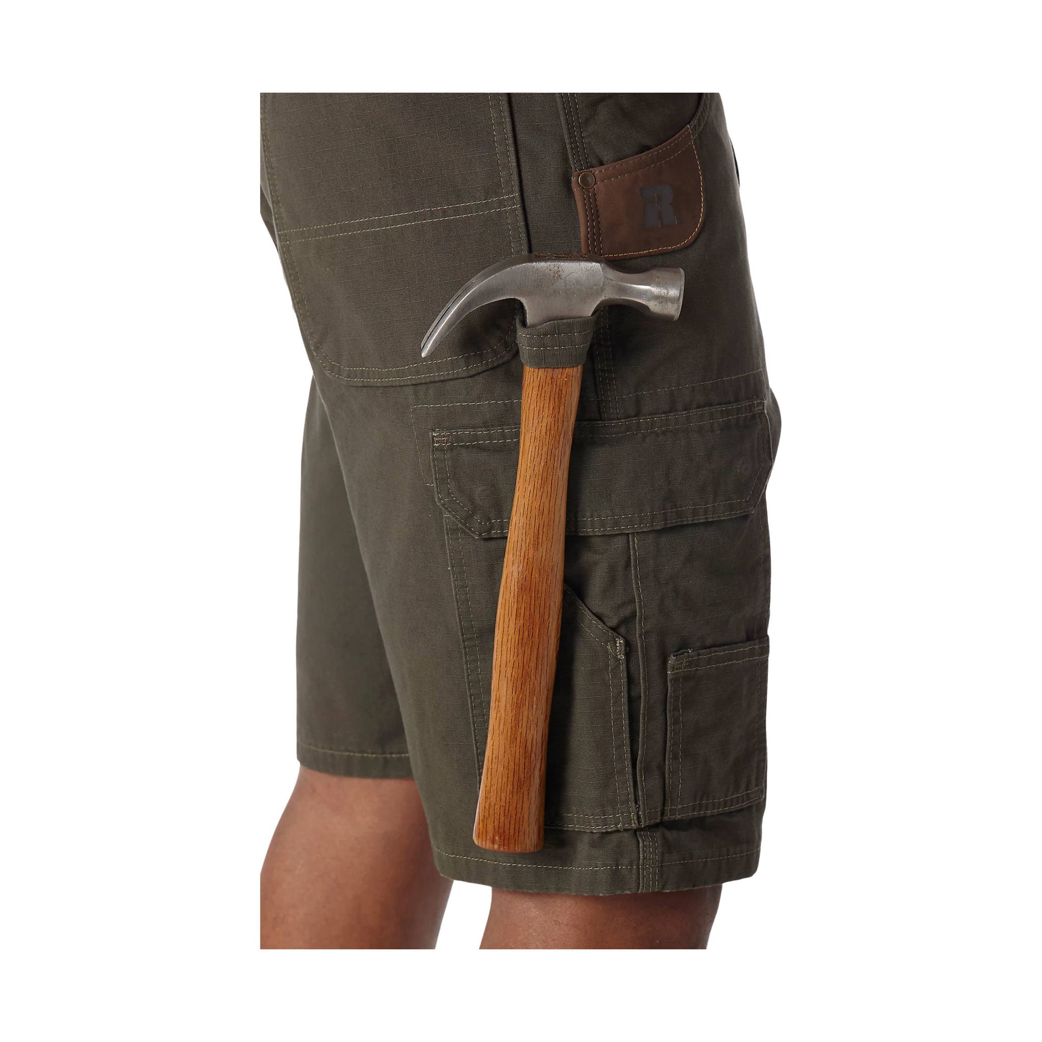 Wrangler Men's Riggs Workwear Ripstop Ranger Cargo Short - Loden by Lenny's Shoe & Apparel