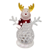Lighted Shimmer Reindeer - 4.5 inch