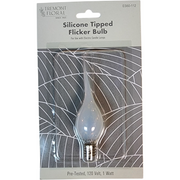 Silicone Tipped Flicker Lightbulb - C7 - 1 Watt