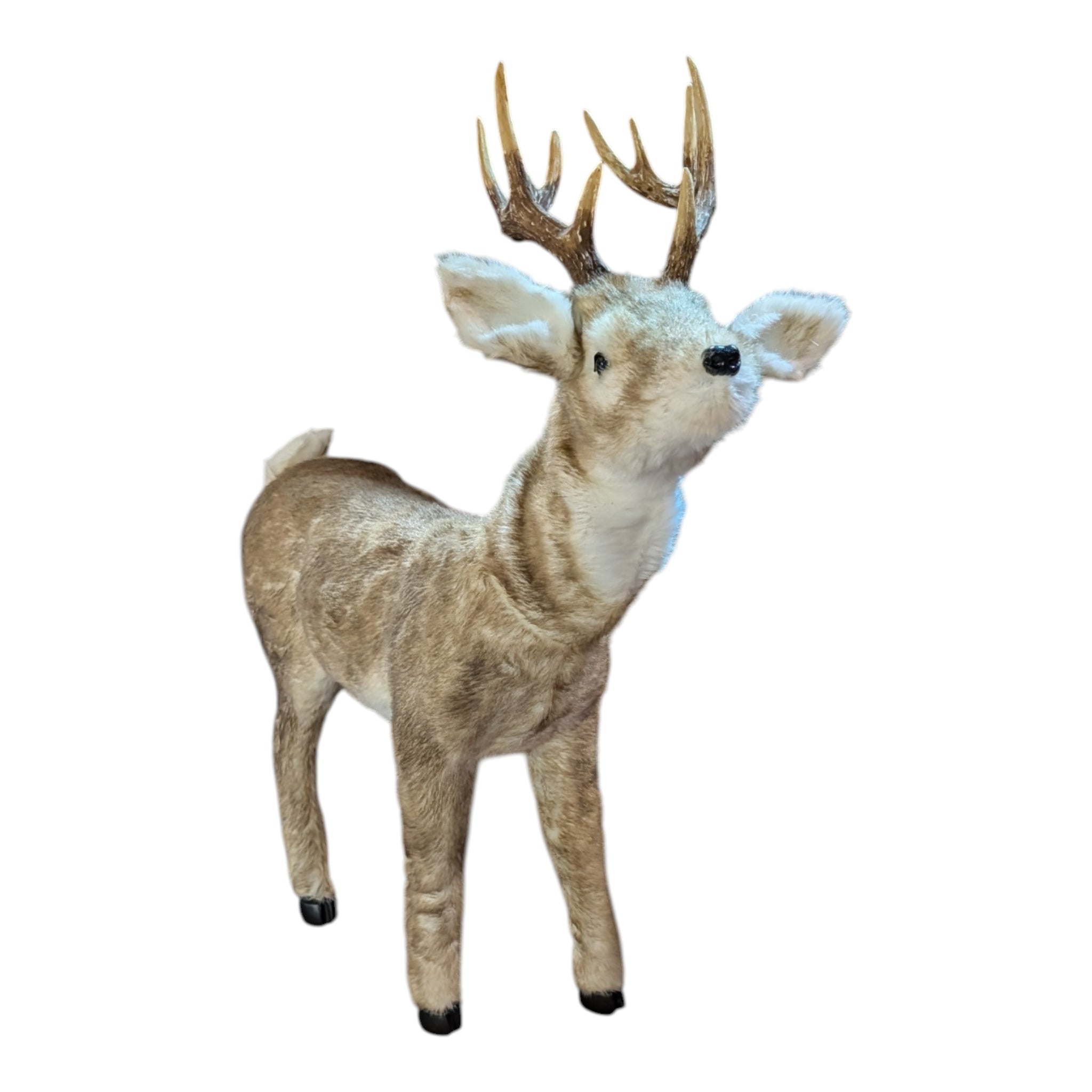 Animated Baby Deer with Music - 33 Inch - Woodland Grey