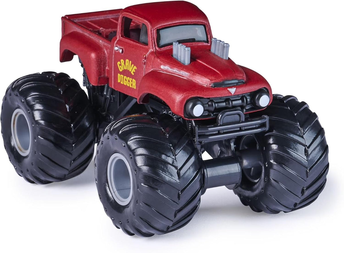 Monster Jam - 1:64 Scale Die Cast -Retro Rebels Red Grave Digger