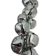70 Inch Metal Jingle Bell Garland - Silver