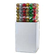 Shatterproof Decorated Ball Ornament Set -