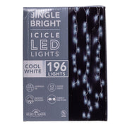 Cool White Jingle Bright Icicle Lights