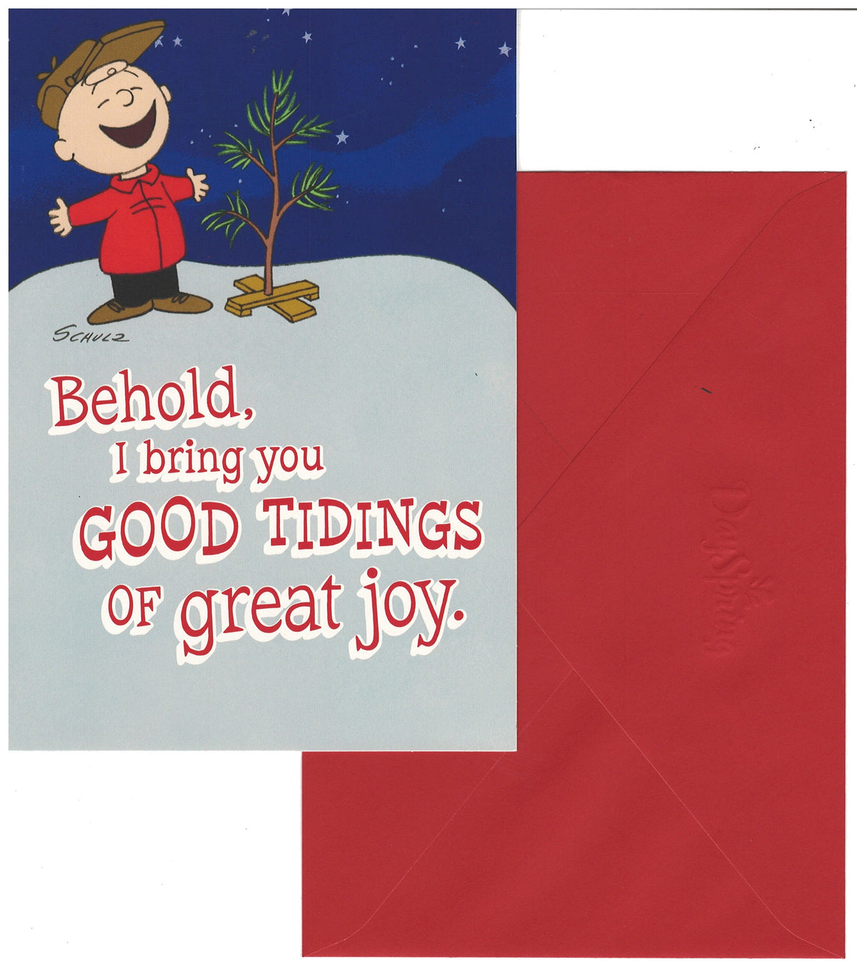 Charlie Brown Christmas Tree Christmas Cards