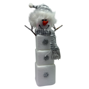 Marshmallow Cube Snowman