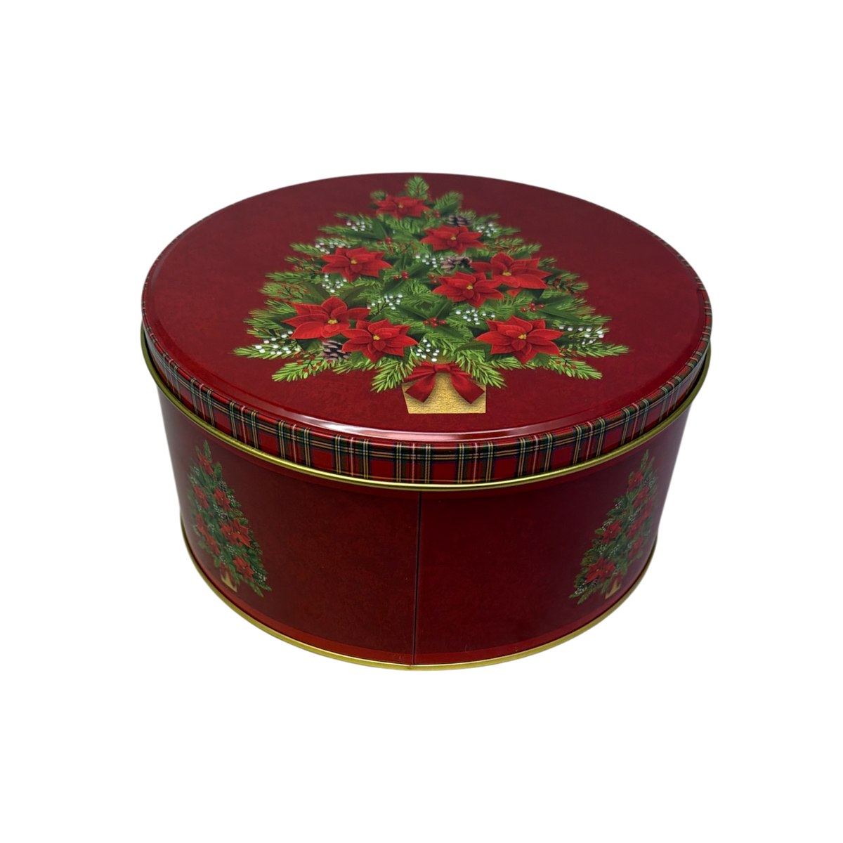 Poinsettia Tree Gift Tin