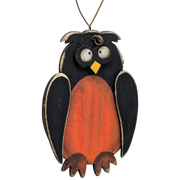The Goofy Owl Wooden Ornament